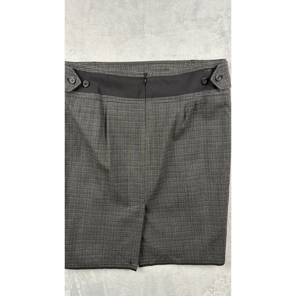 Elie Tahari Gray Plaid Pencil Skirt – No Size Tag (Approx. Women’s Medium) - Picture 6 of 8
